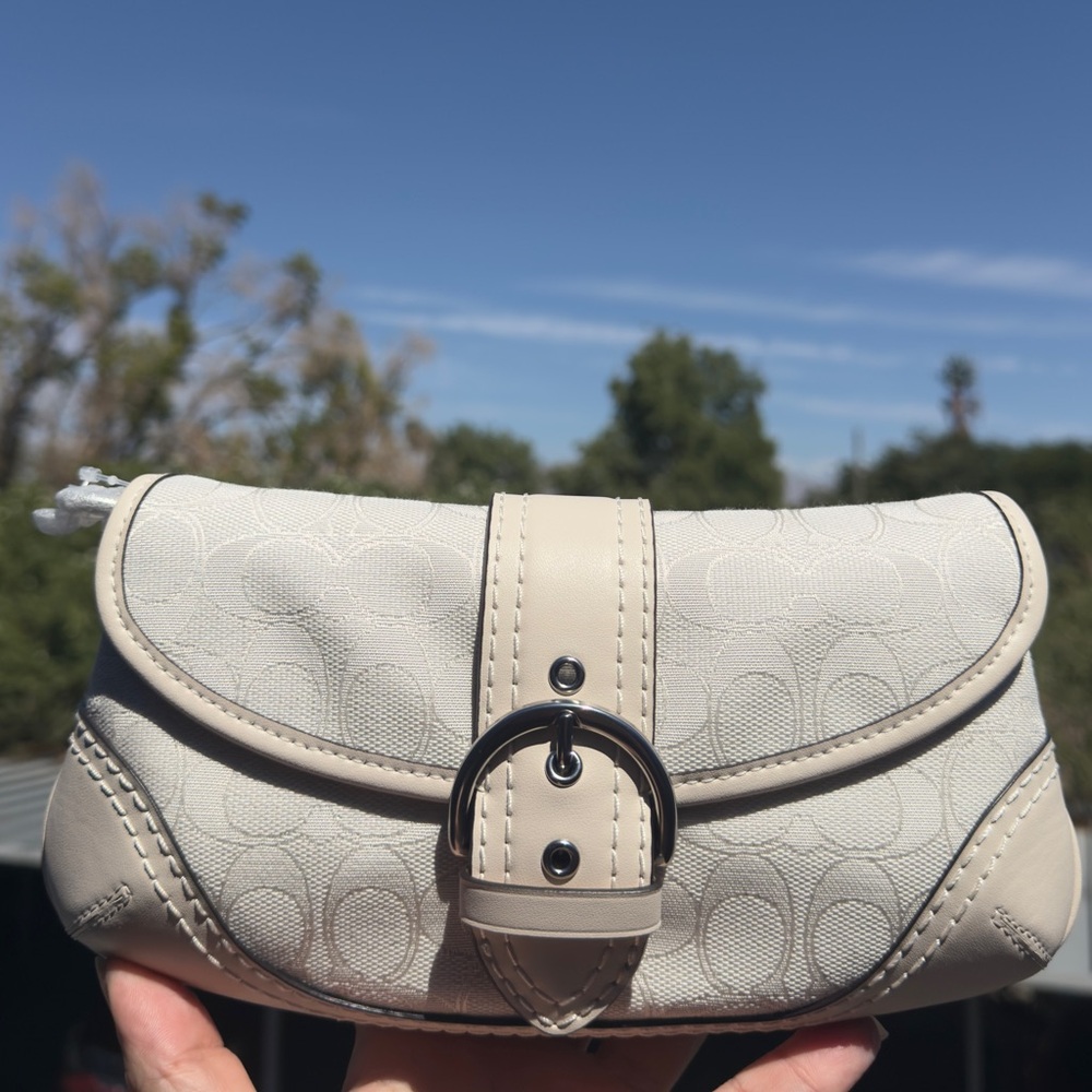 NWT COACH Soho25 Signature Jacquard Shoulder Bag